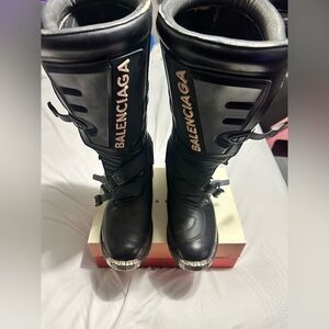 Balenciaga moto boots